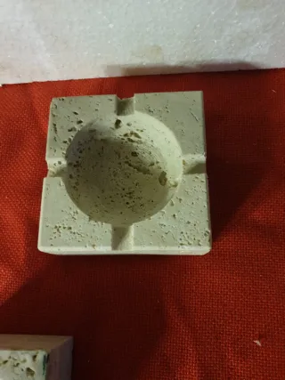 Set fumo vintage in travertino