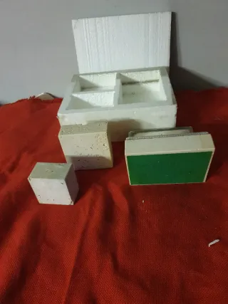 Set fumo vintage in travertino