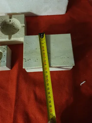 Set fumo vintage in travertino