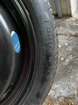 Rueda repuesto tipo galleta VAG