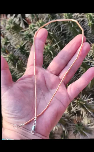 Collar Cobre y Plata