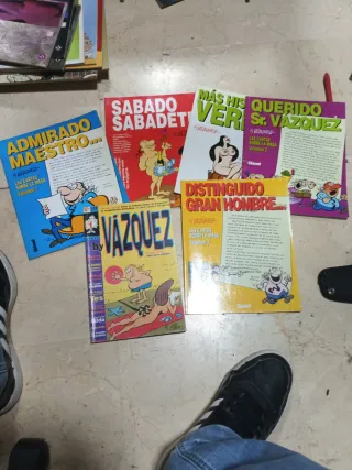 Colección cómic Vázquez seis cómics