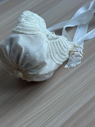 Traje Bautizo Antiguo Seda Principios SXX