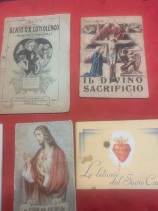 Lotto 10 Libretti di Preghiera Vintage metà '900