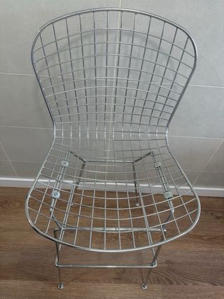 Silla alta inspirada st. Bertoia (leer descrip.)