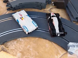Coches Scalextric Audi r10 Peugeot 908