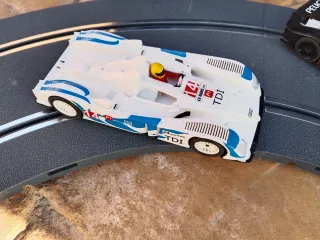 Coches Scalextric Audi r10 Peugeot 908