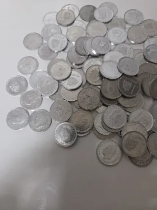 Monedas 1 peseta Juan Carlos I LOTE
