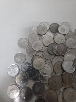 Monedas 1 peseta Juan Carlos I LOTE