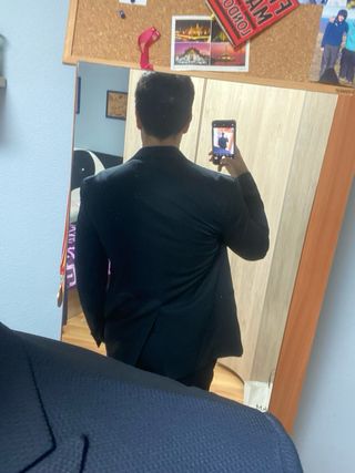 Traje azul marino talla 56