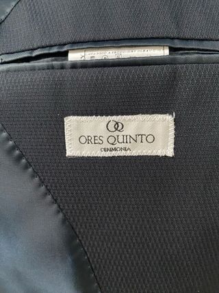 Traje azul marino talla 56