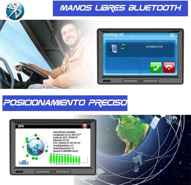 NUEVO Pantalla Navegador 9" Camiones Hexinex