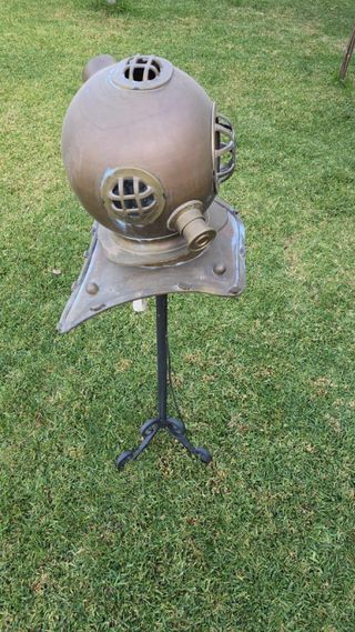 Lámpara Escafandra Vintage Cobre y Hierro