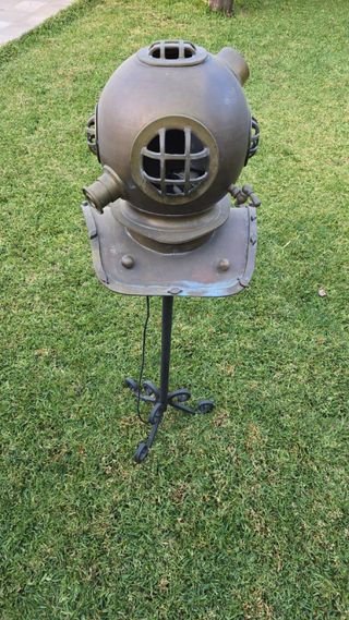 Lámpara Escafandra Vintage Cobre y Hierro