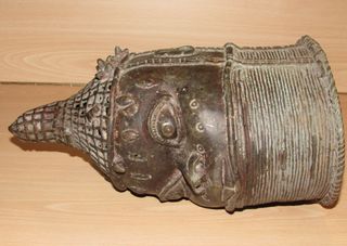 Cabeza Benín África Edo Reina Madre Iyoba 31 cm