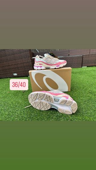 Zapatillas Talla 36/40 Beige y Rosa