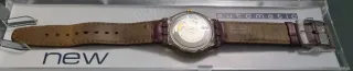 Swatch Automatic Orologio Pelle Marrone