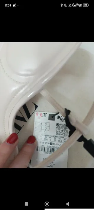 Sandalias Zara Tacón