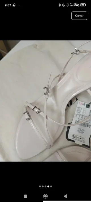 Sandalias Zara Tacón