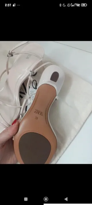 Sandalias Zara Tacón