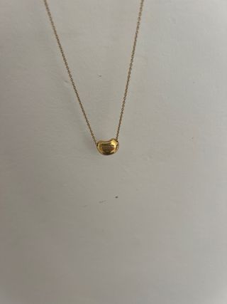 Collar de oro con colgante corazón tifany perrety