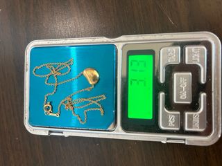 Collar de oro con colgante corazón tifany perrety