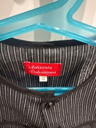 Blusón fallero niño Artesanos Valencianos. Talla 2