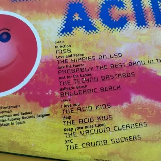 Vinilo New Acid Beat Techno Compilation