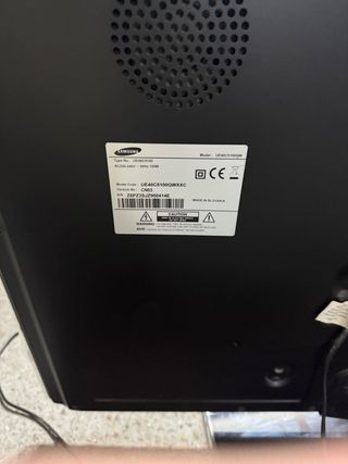 Televisión Samsung Negra