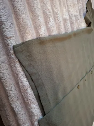 Camisa verde militar manga corta