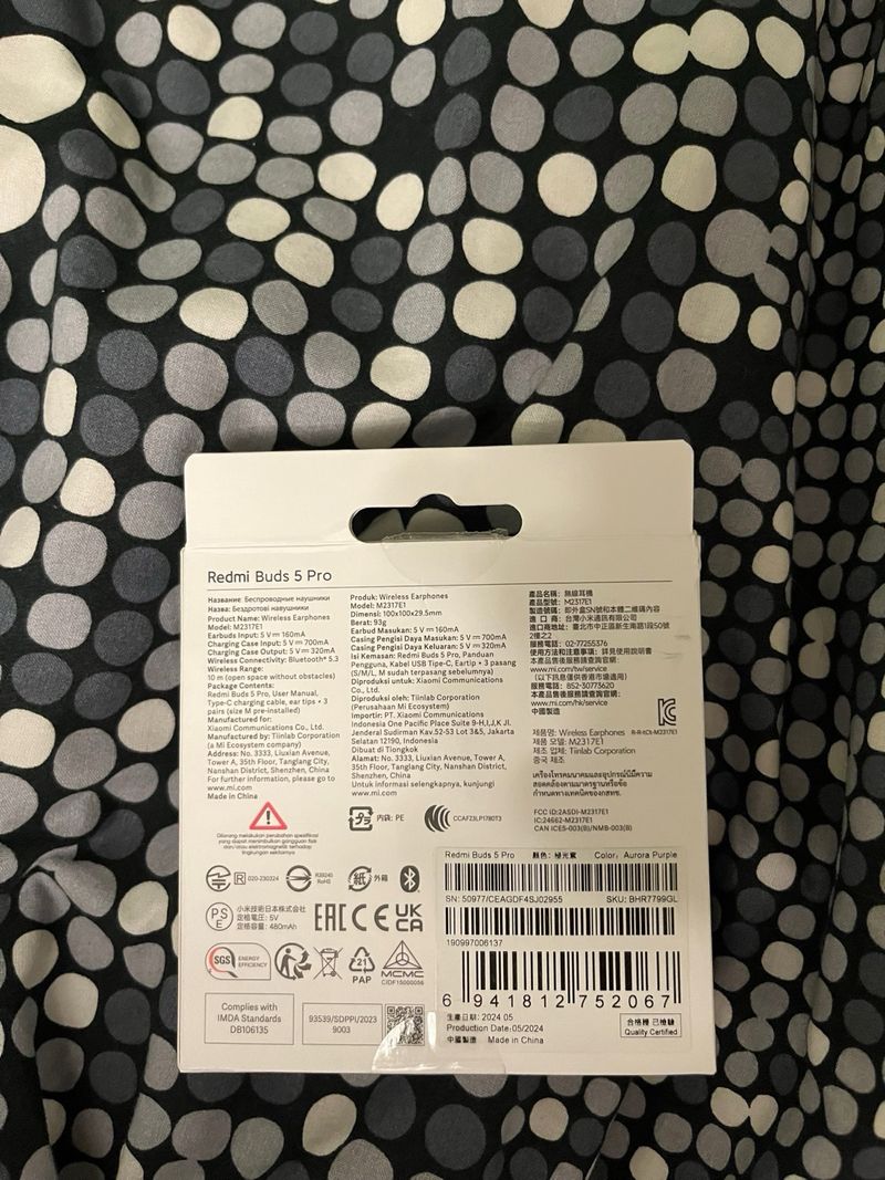 Xiaomi Redmi Buds 5 Pro Auriculares Inalámbricos afbeelding 5