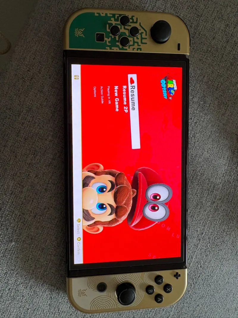 Nintendo Switch OLED Edición Zelda Tears of Kingdom afbeelding 5