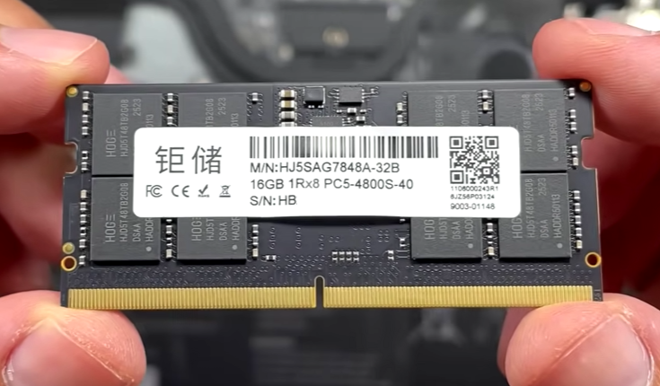 16GB DDR5 4800MHz SODIMM