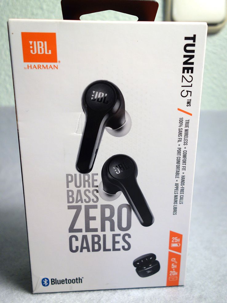 Auriculares JBL Tune 215 TWS Bluetooth Negro
