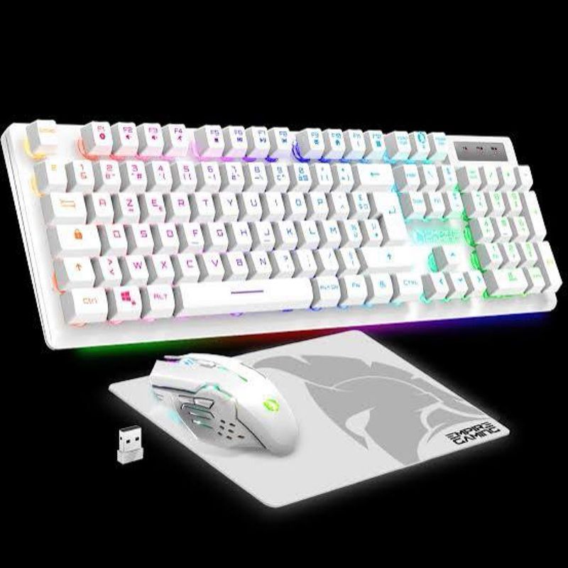 Teclado y Ratón Empire Gaming Armor RF800 Blanco afbeelding 2