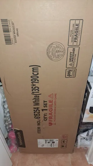 Somier Cama Hierro 135x190 Yaheetech