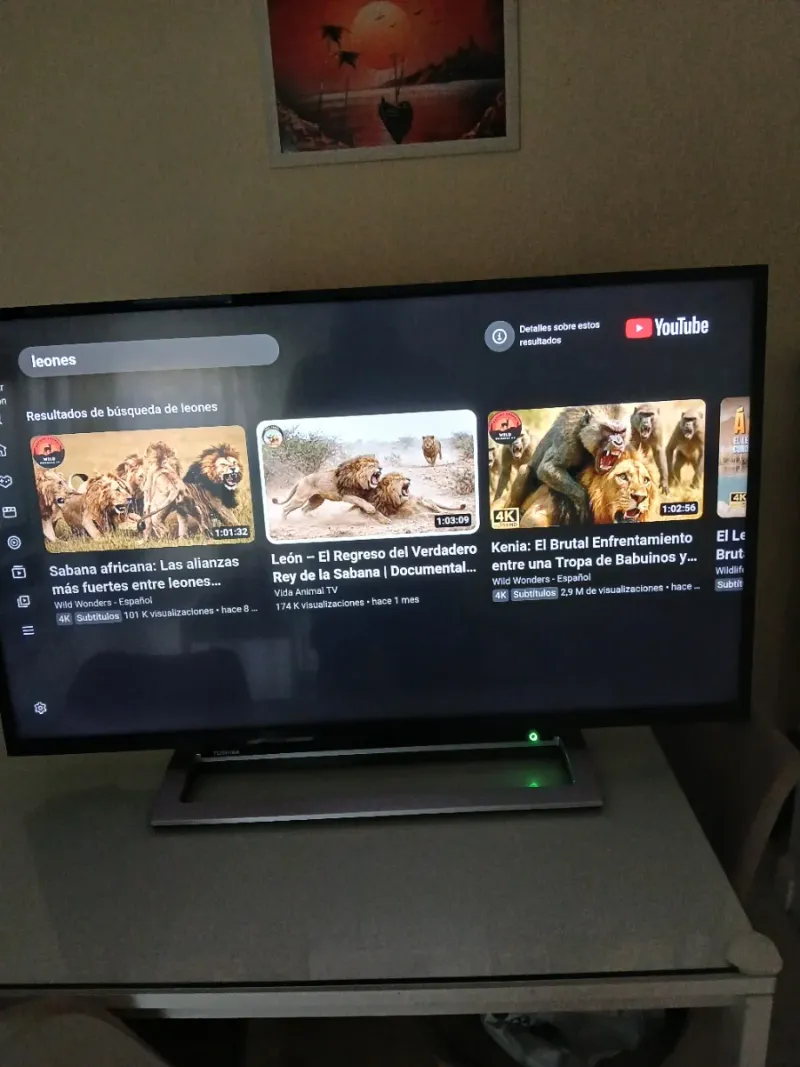 TV TOSHIBA 43 Buen Estado afbeelding 4