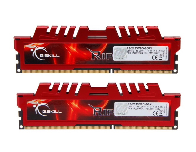 2x 8GB DDR3 G.Skill F3-2133C9D  RipJaws X