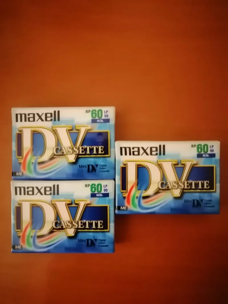 3 Cassettes MiniDV Maxell 60 min