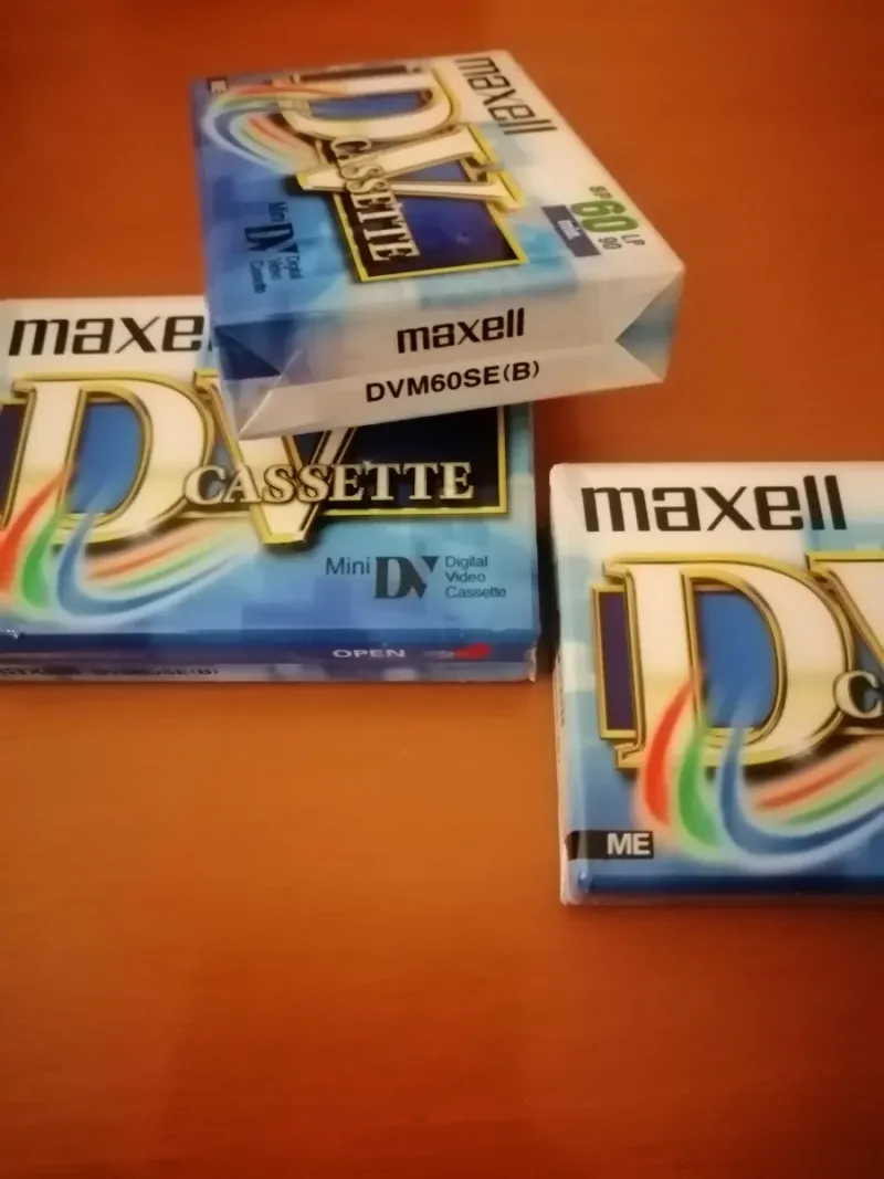 3 Cassettes MiniDV Maxell 60 min afbeelding 3