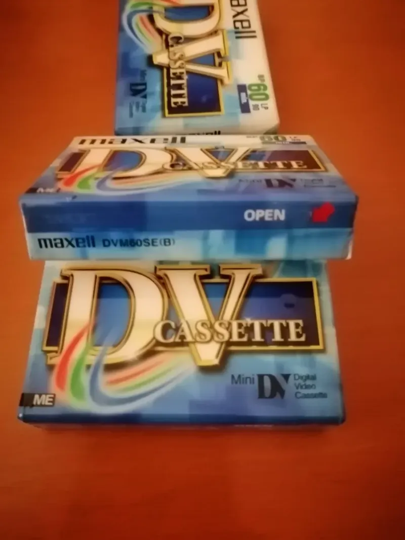 3 Cassettes MiniDV Maxell 60 min afbeelding 4