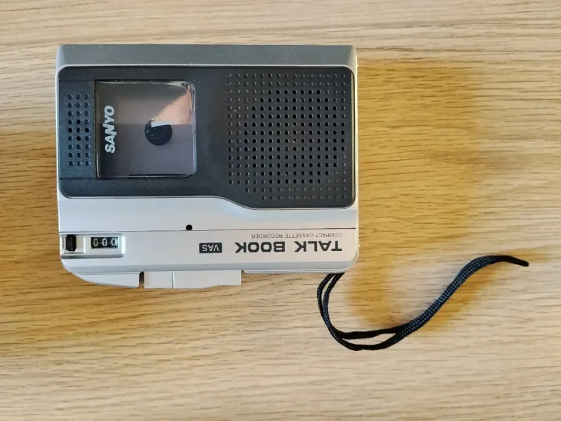 Grabadora Cassette Sanyo Talk Book M-1275GB afbeelding 2