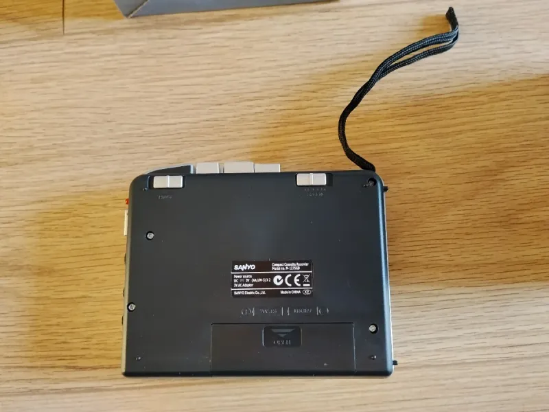 Grabadora Cassette Sanyo Talk Book M-1275GB afbeelding 3