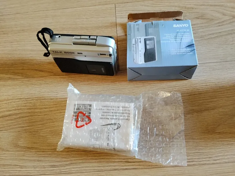 Grabadora Cassette Sanyo Talk Book M-1275GB afbeelding 6