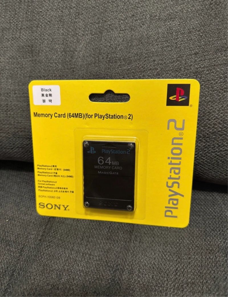 Tarjeta Memoria PS2 64MB Negra
