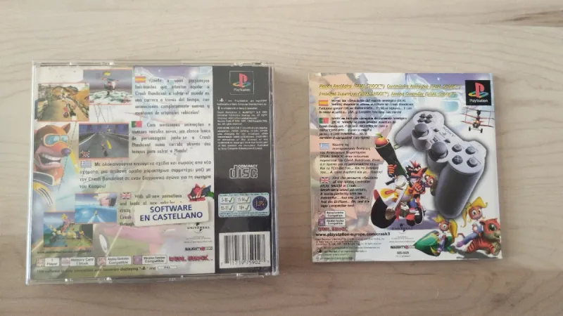 Crash Bandicoot Warped PS1 afbeelding 2