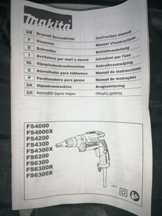 Atornillador Makita FS4200 Pladur
