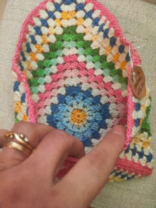 Porta Documentos/Capa Agenda Pequena de Crochet