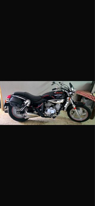 Moto Cruiser Negra Manual