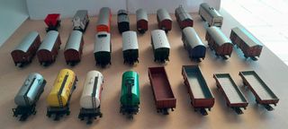 Lote 25 vagões Marklin h0 c/ caixas originais
